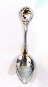 Cuchara de plata Sea World Whale coleccionista recuerdo longitud 3 1/2" coleccionable - Imagen 1 de 4