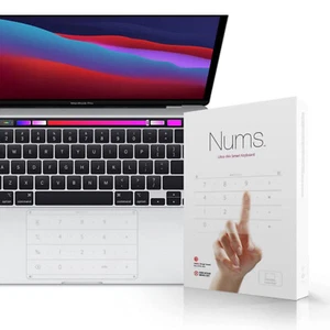 Smart Number Wireless Keypad for MacBook Pro 13 in (2020&M1) Trackpad Keyboard - Picture 1 of 6