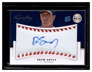 2012 Signature Series Rookies Game Ball Drew Smyly Autograph Auto TIGERS /299 