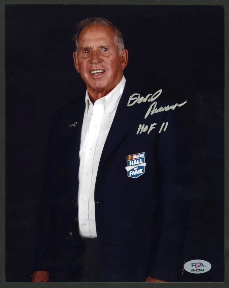 David Pearson SIGNED 8x10 Photo + HOF 2011 NASCAR LEGEND PSA/DNA AUTOGRAPHED - Image 1 of 1