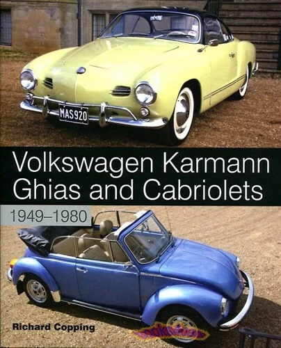KARMANN GHIA BEETLE CABRIOLET CONVERSÍVEL VOLKSWAGEN LIVRO DE HISTÓRIA DE COBERTURA 49-80 - Imagem 1 de 1