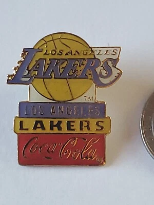 NBA Los Angeles Lakers PIN Coca-Cola 1994 Vintage Tack  - Image 1 of 4