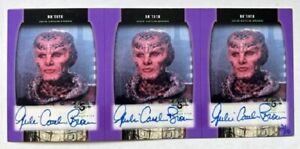 Julie Caitlin Brown Autograph A14, Uncut Autograph Strip, Babylon 5 Season Five