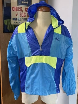 Vintage Asics 1/4 Zip Windbreaker Jacket Men Color Block 90’s Jacket Sz Large - Image 1 of 4
