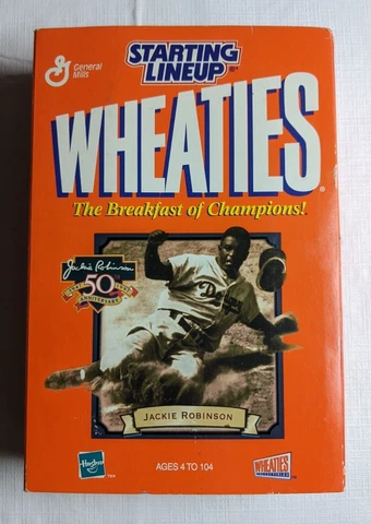 Wheaties Starting Lineup Jackie Robinson Championship Collection Figure Cover
