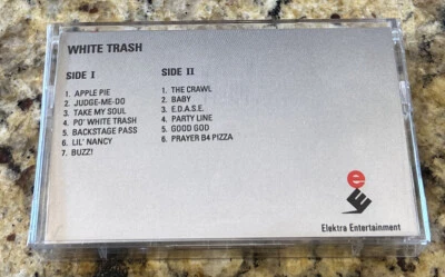 WHITE TRASH - S/T - PROMO CASSETTE Elektra Entertainment 61053-4 - Image 1 of 4