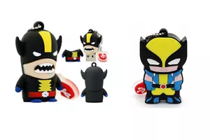 2.0 16gb 32gb 64gb 128gb Wolverine Super Hero X Men USB Flash Thumb Drive - Picture 1 of 3