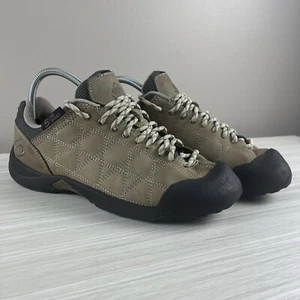 5.10 Five Ten Guide Tennie Shoes Mens 8 Brown Tan Canvas Hiking Stealth Rubber - Picture 1 of 16