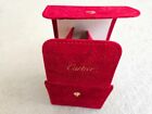 Cartier Oryginalny Puste pudełko Zegarek Torba podróżna Czerwony Nieużywany