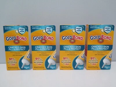 (pacote com 4) Gold Bond Medicated creme para pele rachada 0,75 oz., preenchimento e proteção, - Imagem 1 de 2
