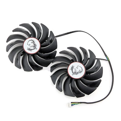 Grafikkarte Lüfter PLD10010S12HH für MSI RX580 570 RX480 470 GAMING - Bild 1 von 4