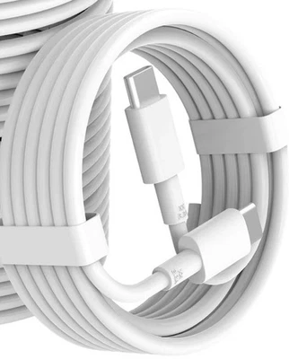 USB C to USB C Cable 3ft Fast Charging 65 W for iPhone 15+, Samsung, Android - Image 1 of 4