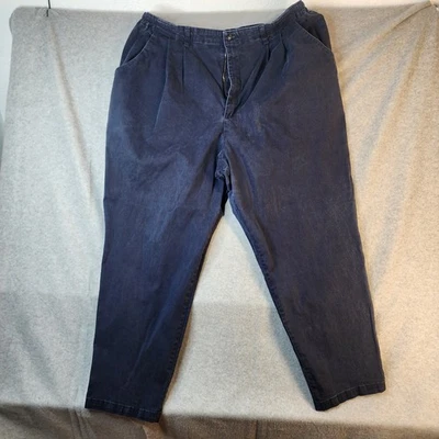 Lee Women's Plus-Size Flex Motion Black Relaxed Fit Straight Leg 44x29  - Image 1 of 4