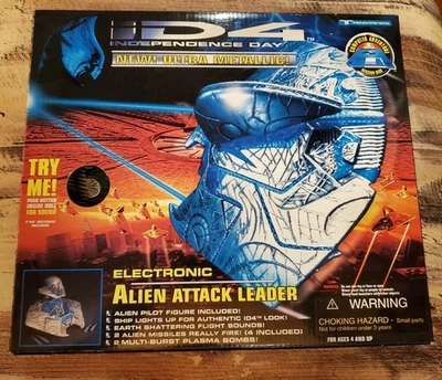 Independence Day, ID4, Alien Attack Leader Ship, Trendmasters 1994 caja abierta Foto 1 de 4