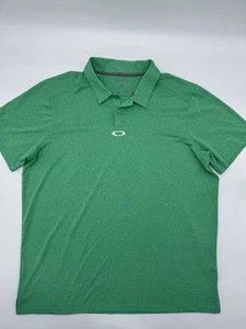 Oakley Poloshirt Herren XL Grün Hydrolix Regular Fit Performance Golf Neu ohne Etikett - Bild 1 von 7
