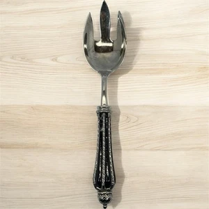 Wallace Silversmiths versilberte Salatgabel 8,5" verzierter Griff Vintage - Bild 1 von 10