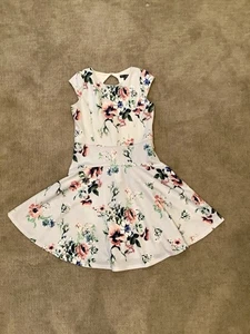 Nordstrorm Ava & Yelly Girls Dress size 12 Fancy white flower Easter Wedding - Picture 1 of 3