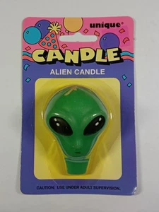 Alien Face Head Candle Space UFO Extraterrestrial Unique Rare ONS Factory Sealed - Bild 1 von 7