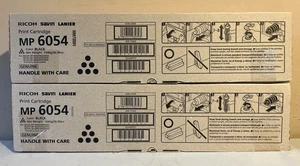 Véritable cartouche noire Ricoh Savin Lanier MP 6054 842126 neuve boîtes scellées - Photo 1/6