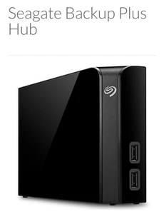 Seagate Backup Plus Hub 6TB HDD Ext Hard Drive + Power Adapter - TESTED REMAN - Afbeelding 1 van 12