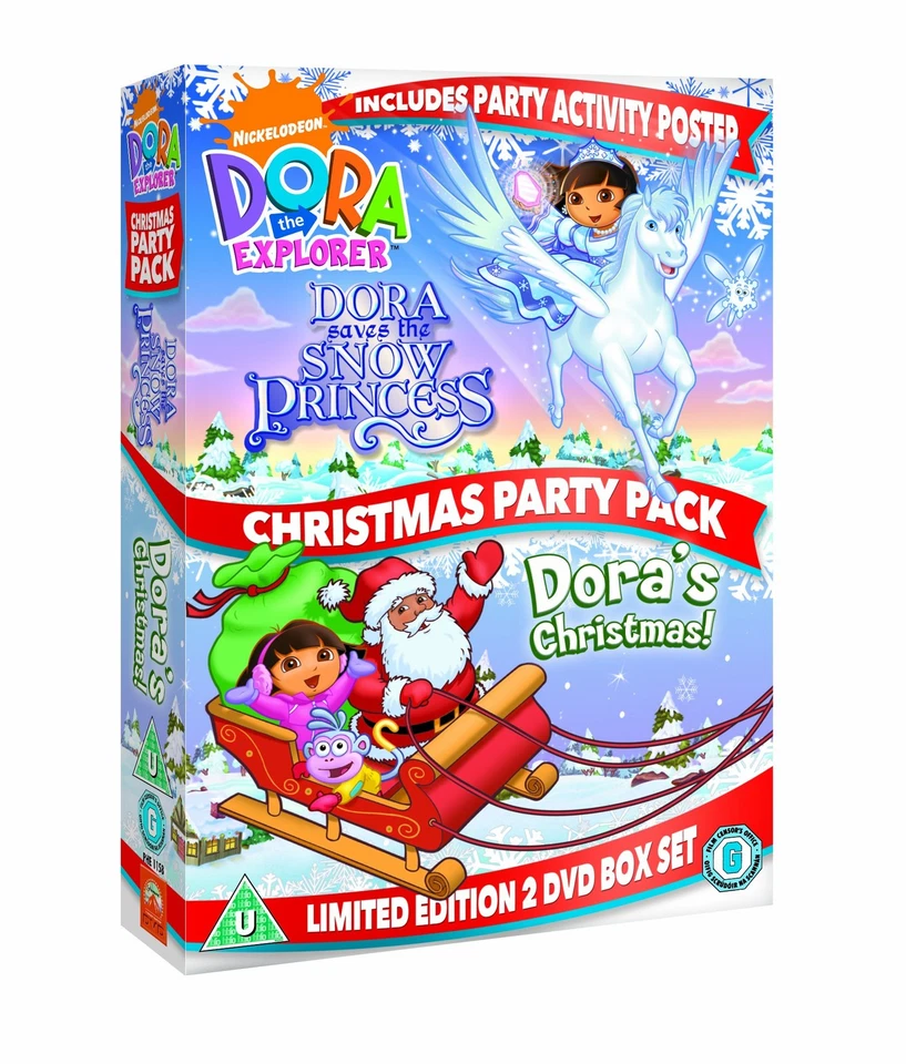 Dora The Explorer: Dora's Christmas Party Pack (DVD) - Image 1 of 1