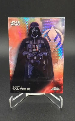 DARTH VADER 2025 TOPPS CHROME STAR WARS PRISM PARALLEL CARD #29 - Image 1 of 3