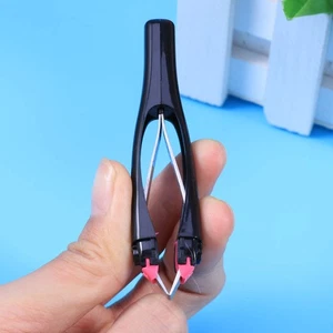 Automatic Eyebrow Clip Bridegroom Tweezers for Women Retractable - Picture 1 of 12