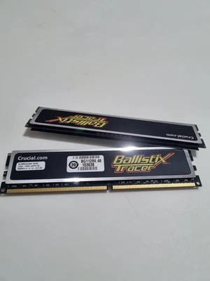 SUPER RARE Crucial Ballistix Tracer RGB DDR2 800MHz 2GBx2 (4GB Kit) - Image 1 of 4