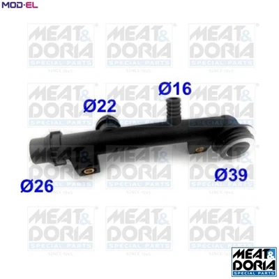 COOLANT FLANGE 93137 FOR BMW Z3/Roadster/E36 M43B19 M44B19 1.9L N46B20A/C 2.0L - Image 1 of 4