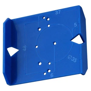 Accesorio de montaje de bisagra plantilla de hardware oculto para gabinetes y cajones - Imagen 1 de 12
