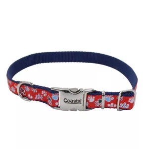 Coastal Pet Ribbon Style Dog Collar, S/M (12"-18") 5/8" width, NWT - Picture 1 of 1