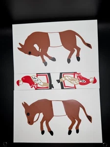 Sam Loyd's Famous Trick Donkeys - Recreación 3D moderna del clásico del siglo XIX, divertida - Imagen 1 de 8