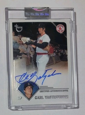 2003 Topps Retired Signature Carl Yastrzemski #TA-CY Autograph - Image 1 of 2