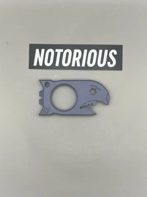 Bomba de cerveja Notorious EDC 0,25” TI orquídea esmagada Cerakote rara EDC - Imagem 1 de 3