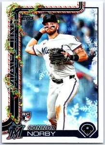 2025 Topps Holiday #H72 Connor Norby - Bild 1 von 2