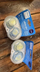 Philips Avent Ultra Air Pacifier 0-6m Set Of 2 - Picture 1 of 2
