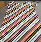 Apt. 9 diagonal striped short sleeve dress size xxl