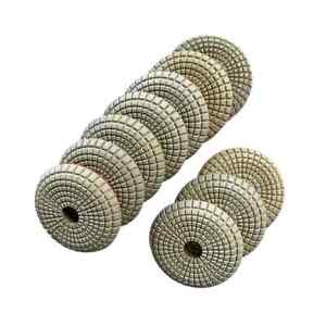 4" Convex Polishing Pads for Natural and Engineered Stone