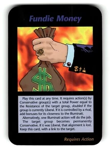 Fundie Money Card Base set INWO Illuminati New World Order Game - Picture 1 of 4