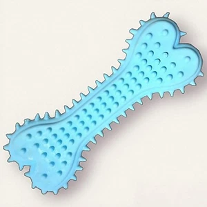 Dog Teething Chew Toy for Small and Young Dogs,Puppy Teething Rubber Spike Bone - Picture 1 of 8