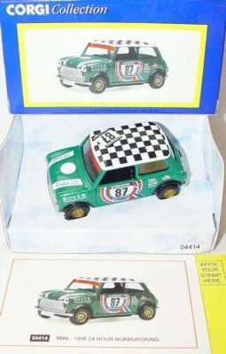 Corgi Toys 1:36 MORRIS MINI COOPER "24 HOUR NURBURGRING" Model Car MIB`97 RARE! - Image 1 of 4