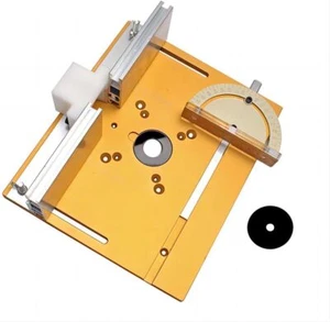 Router Table Insert Plate Aluminum Alloy Wood Milling Flip Board Trimming Machin - Picture 1 of 11
