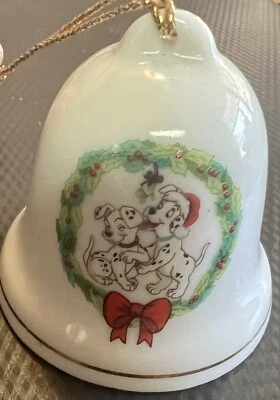 Campana de porcelana Groiler Disney 101 Dálmatas 1999 vintage adorno Foto 1 de 3
