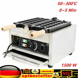 Commercial Electric Waffle Bubble Ball Maker Machine Nonstick Waffle Maker 1500W - Bild 1 von 14