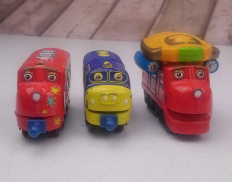 Lot of 3 Chuggington Die Cast Trains Wilson Brewster Cover