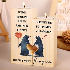 Jahrestag Geschenk Für Ihn Sie Hochzeitstag Geschenke Für Frauen Männer Pinguin - Bild 1 von 7