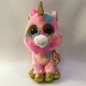 TY Beanie Boos - Etiqueta PROMOCIÓN ESPECIAL FANTASIA the Unicorn (etiqueta colgante WE.ORG) - COMO NUEVA - Imagen 1 de 7