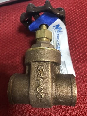 Extremos de soldadura de válvula de compuerta Matco-Norca 514C04 3/4" (CXC) NUEVOS CON ETIQUETAS Foto 1 de 4