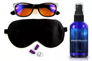 Dream Elements Glasses + Pillow Spray + Silk Eye Mask Kit & "FREE GIFT BAG!!" - Picture 1 of 5