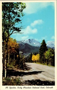 Postcard Mt. Ypsilon Colorado Rocky Mountain National Park